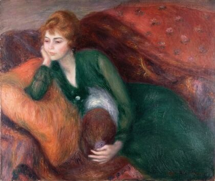 Young Woman in Green