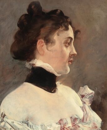 Young Woman in Profile — size preview