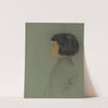 Young Woman in Profile by Odilon Redon