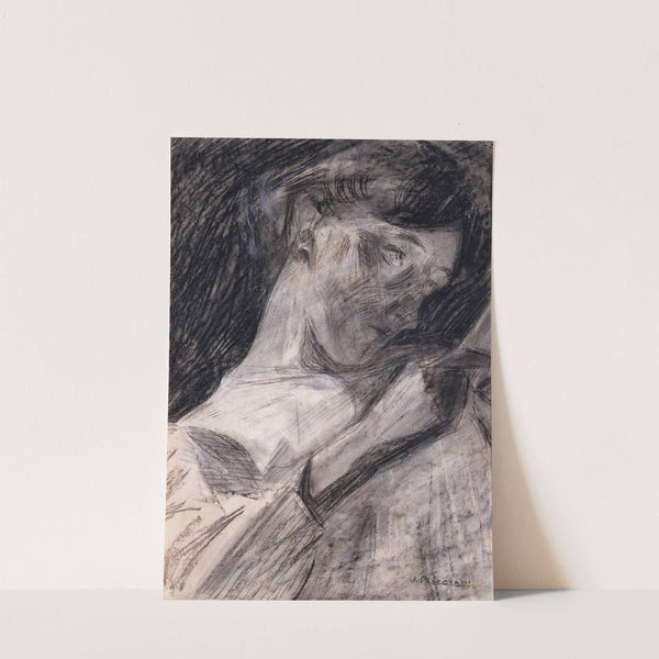 Young Woman Reading (Ines) by Umberto Boccioni