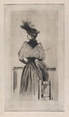 Young Woman Seen From Behind (1888–89)