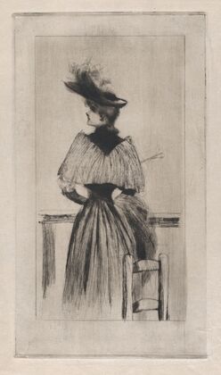 Young Woman Seen From Behind (1888–89)