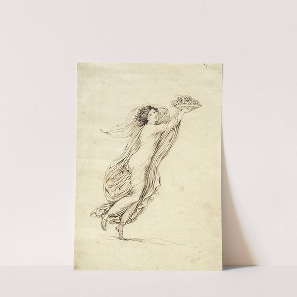 Young woman with a basket of grapes by David Humbert de Superville