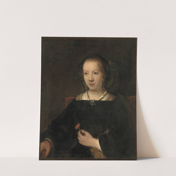 Young Woman with a Carnation by Willem Drost