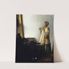 Young Woman with a Pearl Necklace by Johannes Vermeer