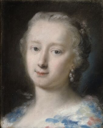 Young Woman with Flowers in her Hair