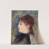 Young Woman with Rose (Jeune fille Ã  la rose) by Pierre-Auguste Renoir