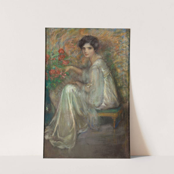 Young Woman with Roses (1924) by Alice Pike Barney