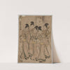 Young Women with Musical Instruments (1787-1867) by Kikukawa Eizan