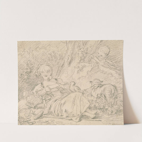 Youthful Shepherdess by François Boucher