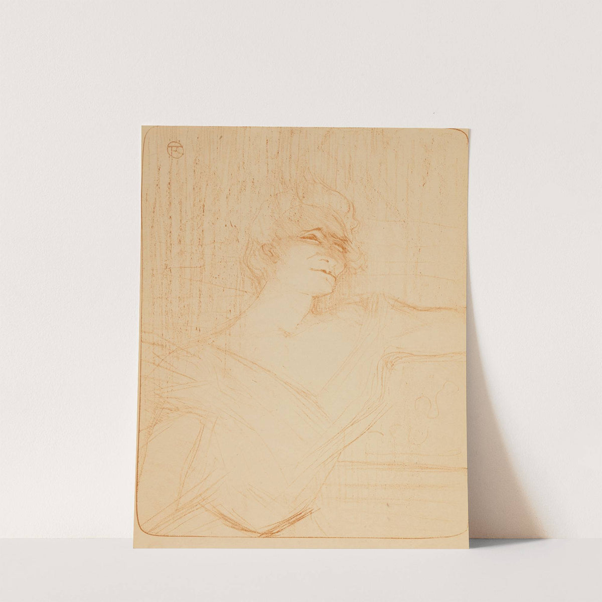 Yvette Guilbert pl 5 by Henri de Toulouse-Lautrec