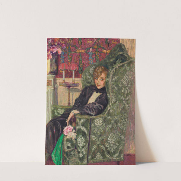 Yvonne Printemps au fauteuil (1921) by Édouard Vuillard