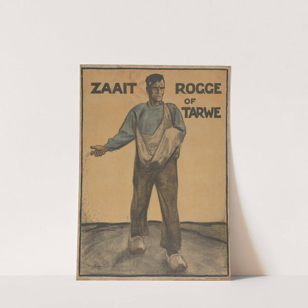 Zaait rogge of tarwe by Willy Sluiter