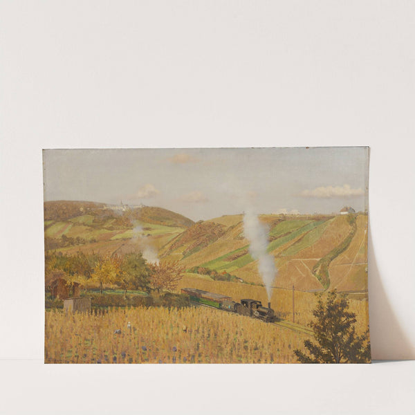 Zahnradbahn auf den Kahlenberg (1918) by Emanuel Baschny