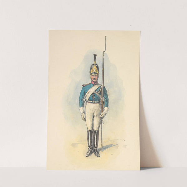 Zandarm w ubiorze paradnym 1815-1827 by Bronisław Gembarzewski
