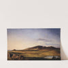 Zealand Landscape. View from Bjerresø Mark towards Vejrhøj and Dragsholm Manor (1840) by Johan Thomas Lundbye
