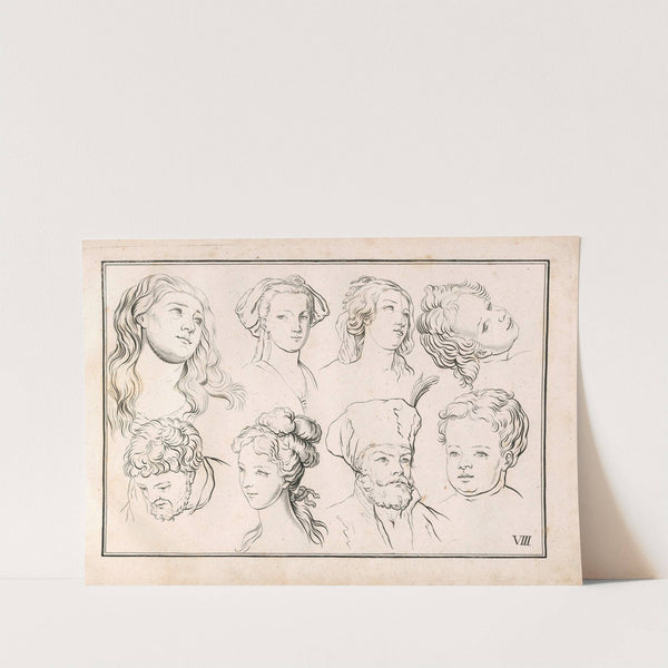 Zeichenbuch für Künstler und Liebhaber der freyen Handzeichnung Pl.09 (1781) by Johann Quirin Jahn