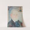 Zelfportret, Baron James Ensor, zijn duivel, zijn wapenschild by James Ensor