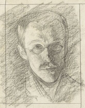 Zelfportret van Jan Veth