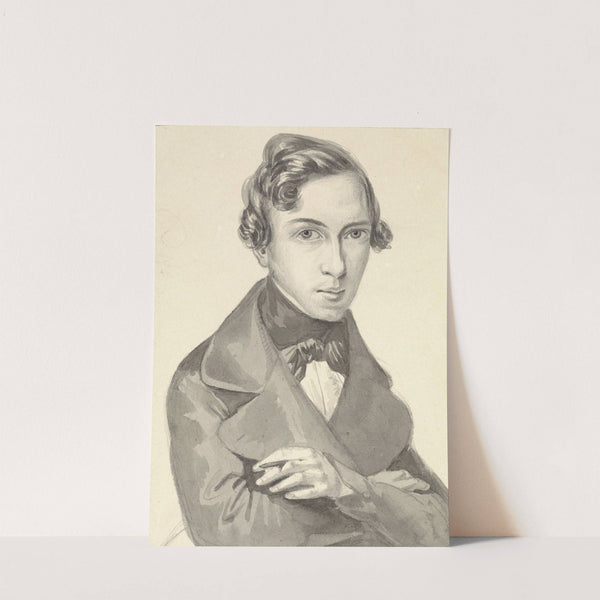 Zelfportret van Pieter Alardus Haaxman by Pieter Haaxman