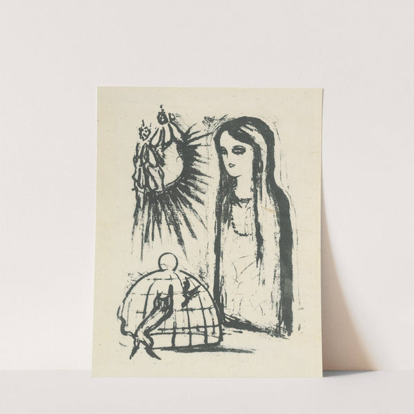 Žena a klietka by Mikuláš Galanda