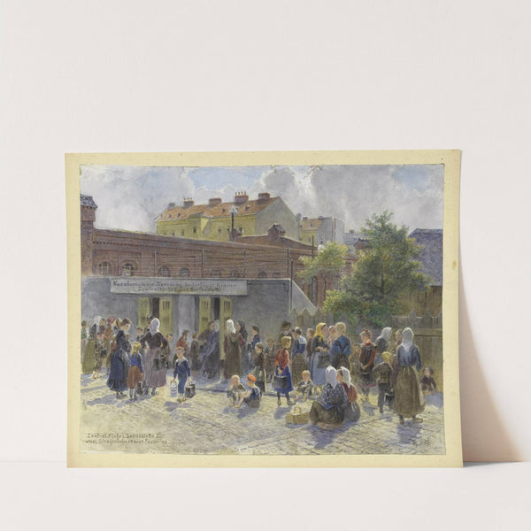 Zentralküche und Speisestelle X. ; städt. Straßenbahnremise Favoriten (1914-1918) by Moritz Ledeli