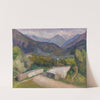 Zillenbachbrücke (Weg nach Gailenberg oberhalb von Hindelang im Allgäu) (1931) by Otto Modersohn