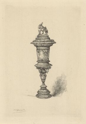 Zilveren beker van het Sint-Maartensgilde van Haarlem — size preview