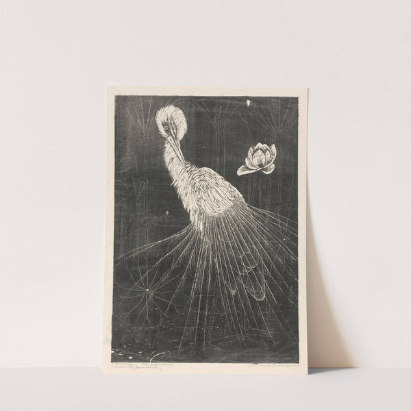 Zilverreiger (toiletmakend) (1892-1940) by Henri Verstijnen