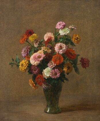 Zinnias — size preview