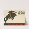 Zirkus Busch. Jack Joyce, American Cowboy (1911 - 1914) by Hollerbaum &amp; Schmidt