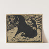 Zirkusreiterin – Artistin auf schwarzem Pony (1909) by Ernst Ludwig Kirchner
