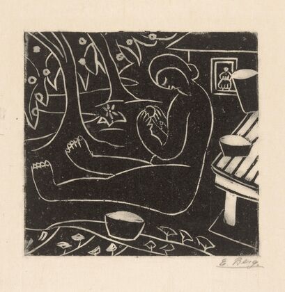 Zittende vrouw (ca. 1912-1931)