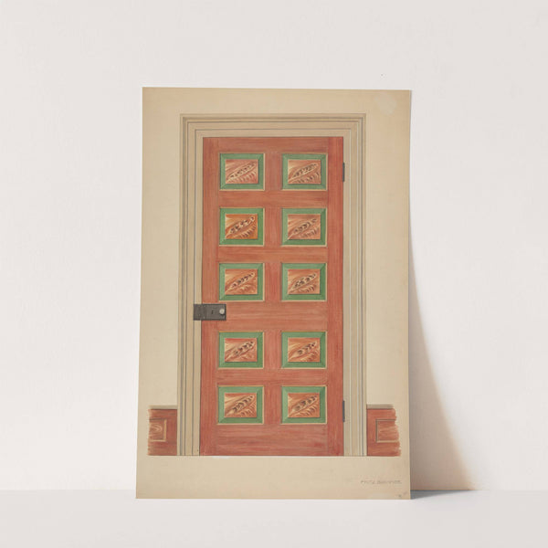 Zoar Door by Fritz Boehmer