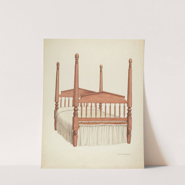 Zoar Four-Post Bed by Fritz Boehmer