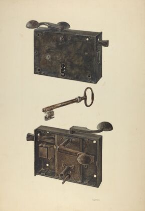 Zoar Lock w- Key