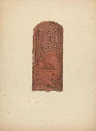 Zoar Pottery Roof Tile — size preview