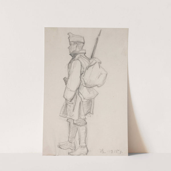 Żołnierz Legionów Ukraińskich Strzelców Siczowych (1915) by Ivan Ivanec