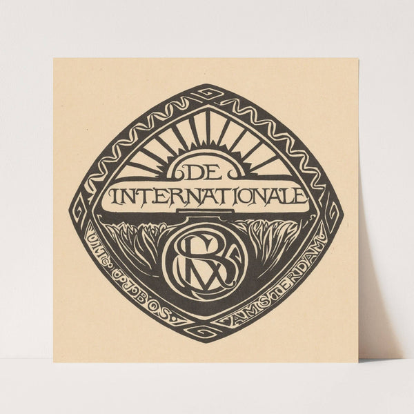 Zonsopgang of zonsondergang boven een landschap (1911 - 1938) by Richard Nicolaüs Roland Holst