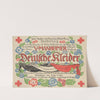 Zum Besten des Vereines Rotes Kreuz, V. Mannheimer Deutsche Kleider (1914) by Emil Orlik