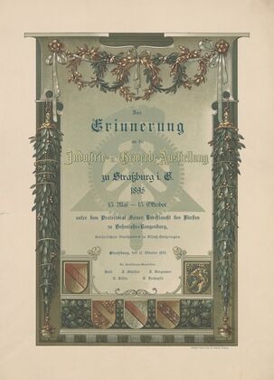 Zur Erinnerung an die Industrie und Gewerbe-Ausstellung zu Strassburg i. E. 1895 (1895)