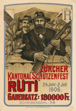 Zürcher Kantonal Schützenfest. Rüti 1906 (1906)