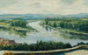 Zusammenfluss von Moldau und Elbe