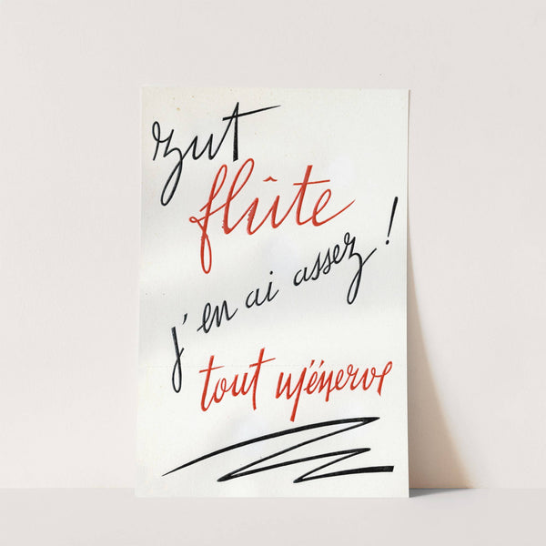 Zut flûte j&#8217;en ai assez ! Tout m&#8217;énerve (1910-1950) by Laboratoire Lobica