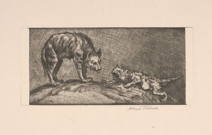 Zwei Feinde (Two enemies) (1910)