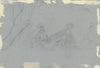 Zwei Frauenfiguren und das Fragment eines lagernden männlichen Aktes