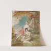 Zwei Grazien in Landschaft by Adolf Pirsch