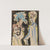 Zwei Halbfiguren (Two half-figures) (1916) by Ernst Ludwig Kirchner