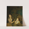 Zwei Kinder aus der Familie der Grafen Thomatis (1788-1789) by Johann Baptist von Lampi the Elder