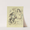 Zwei Mädchen auf einem Ruhebett by Jules Pascin